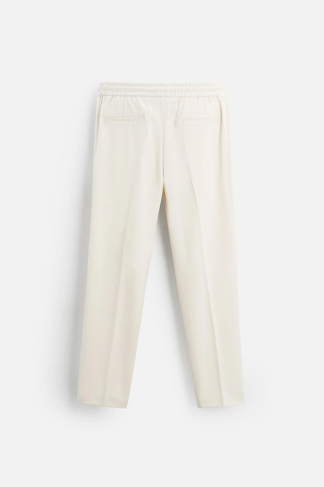JOGGER WAIST STRETCH PANTS
