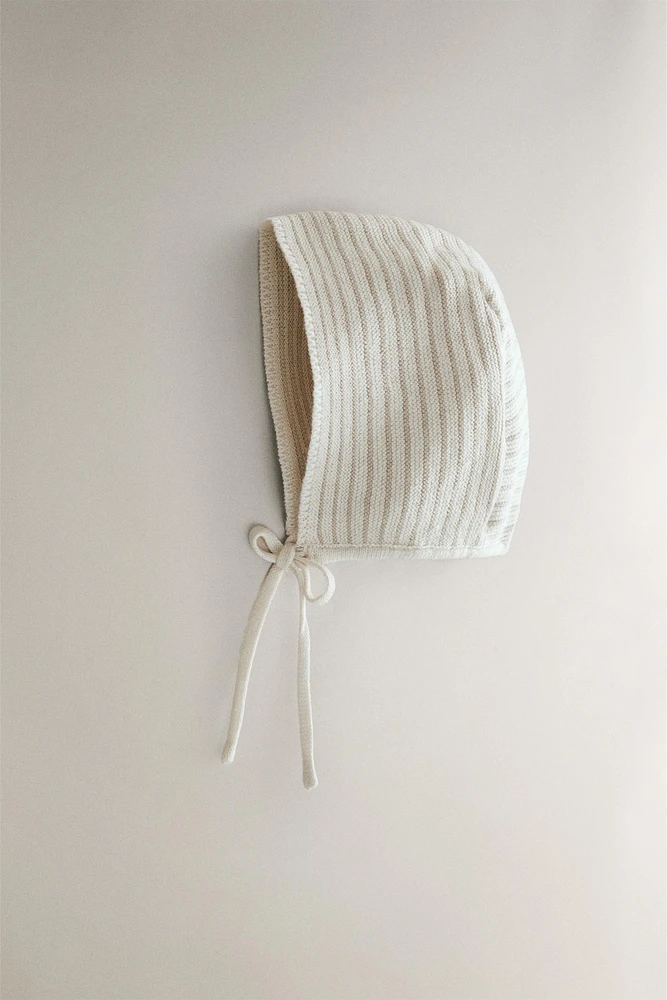 BONNET ENFANT COTON ET SOIE