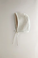 BONNET ENFANT COTON ET SOIE