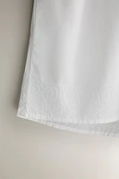 SHORT COTON BRODERIES