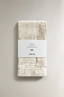HEMSTITCHED COTTON NAPKINS (PACK OF 2)
