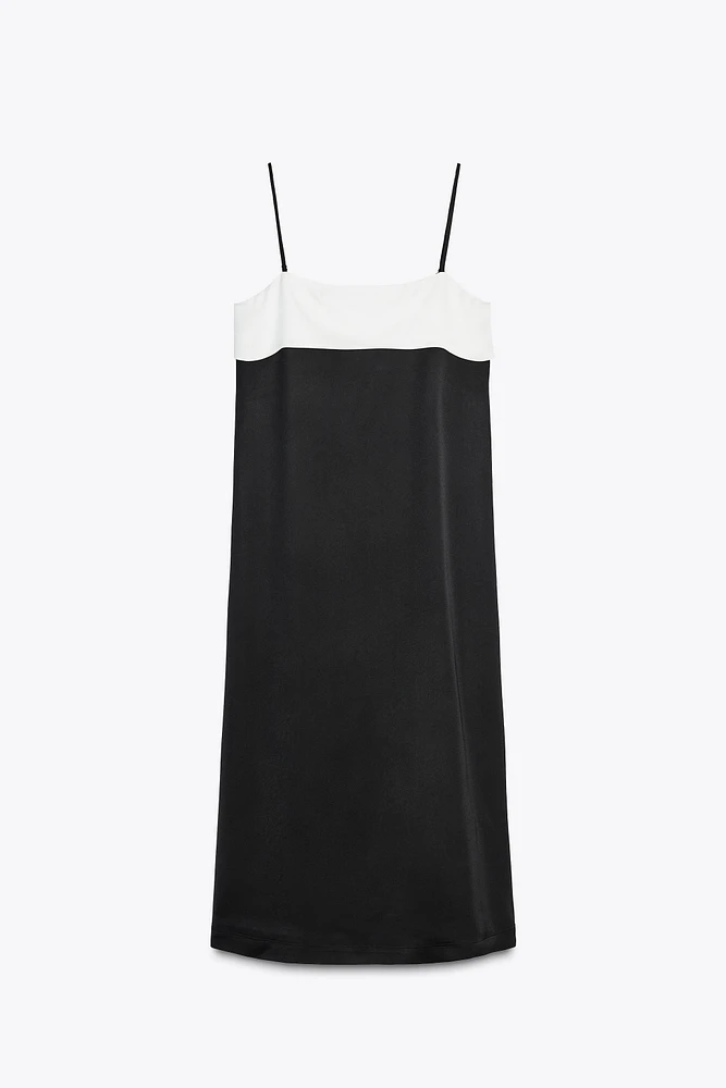 ZW COLLECTION MINIMAL SATIN DRESS
