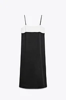 ZW COLLECTION MINIMAL SATIN DRESS