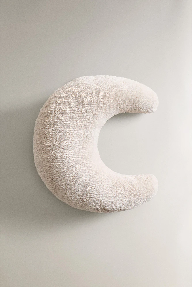 COUSSIN ENFANT LUNE FAUSSE FOURRURE GAZE