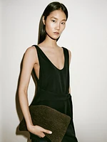 Crepe top with knot detail - Limited Edition