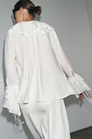 ZW COLLECTION RUFFLED SHIRT