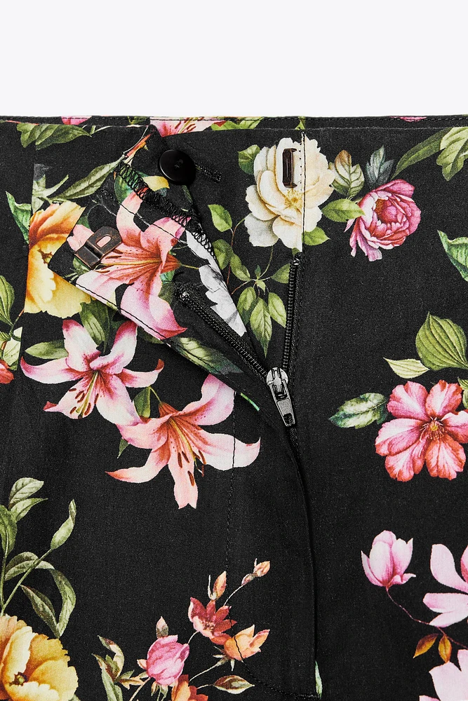 FLORAL PRINT SHORTS