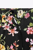 FLORAL PRINT SHORTS