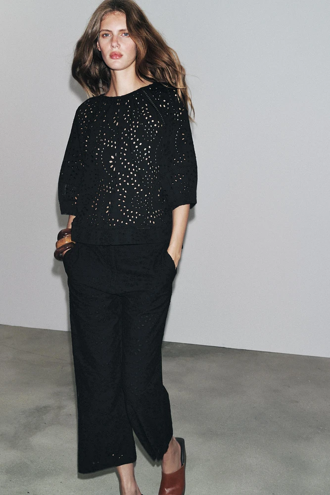BLOUSE BRODERIES PERFORÉES ZW COLLECTION