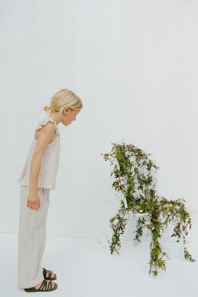 TOP IMPRIMÉ FLEURS