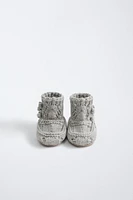 EMBROIDERED BOOTIES