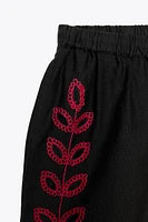 ZW COLLECTION EMBROIDERED SHORTS