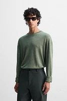 LIGHTWEIGHT 100% LINEN SWEATER