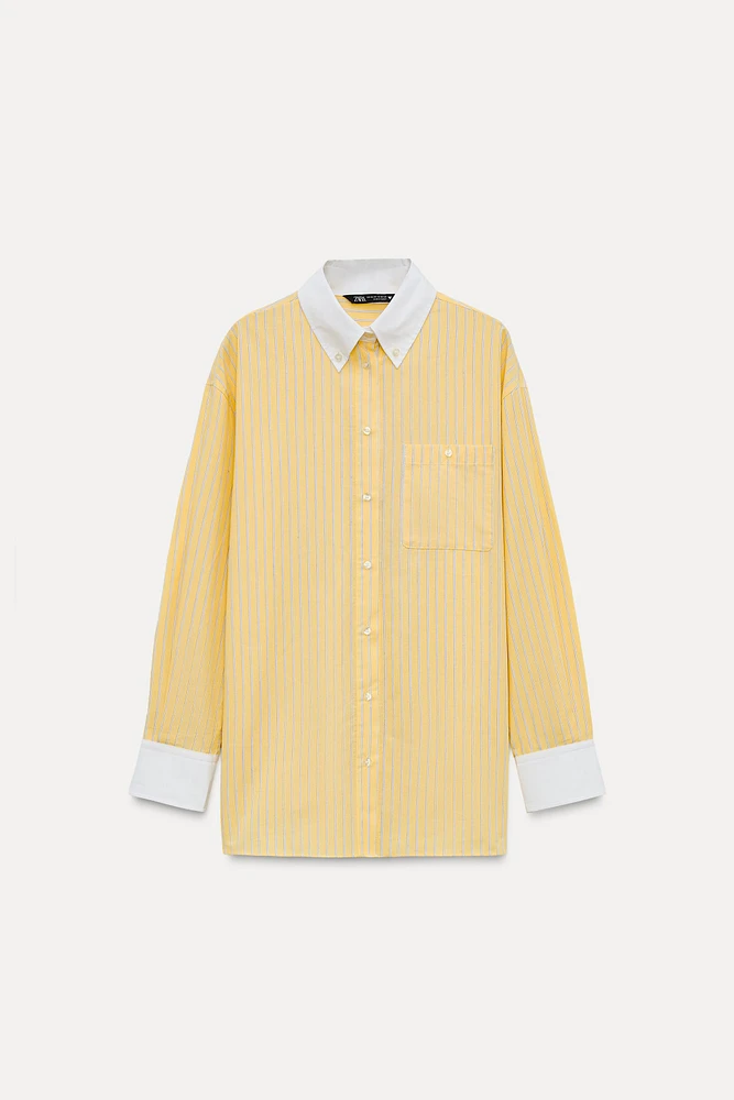 OVERSIZED POPLIN SHIRT