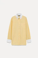 OVERSIZED POPLIN SHIRT