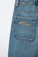 BERMUDA EN DENIM COUPE AMPLE