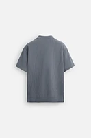 VERTICAL TEXTURED POLO
