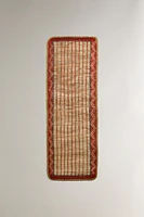 WOVEN STRAW RUNNER RUG