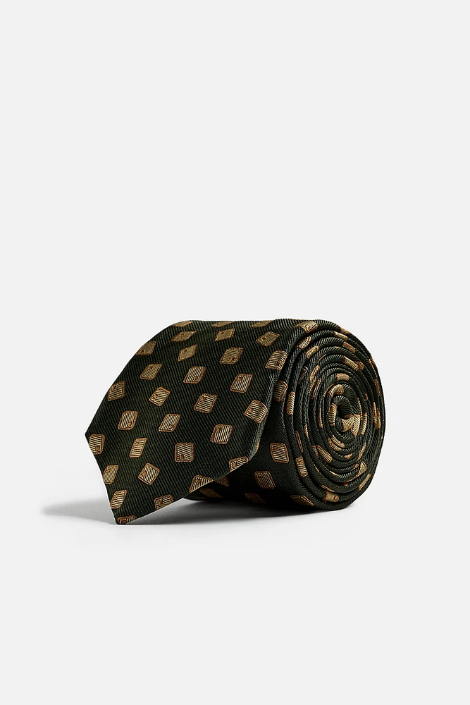 SILK JACQUARD TIE