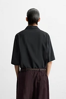 RELAXED FIT FLOWY SHIRT