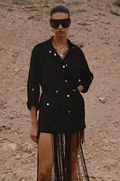 LINEN SAFARI SHIRT