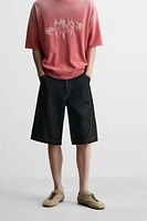 BAGGY FIT DENIM SHORTS