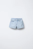 RIPPED DENIM SHORTS