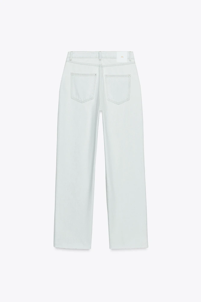 Z1975 STRAIGHT HIGH-WAISTED CROSSOVER JEANS