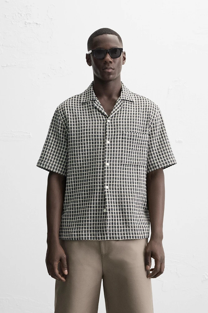 CHEMISE RELAXED FIT À CARREAUX