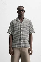 CHEMISE RELAXED FIT À CARREAUX