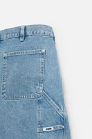 BERMUDA EN DENIM À POCHE DE CHARPENTIER