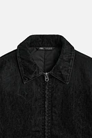 WASHED TEXTURED JACKET