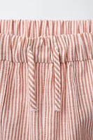 PANTALON BAGGY AVEC COTON ET LIN