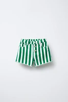 BERMUDA EN DENIM RAYURES CASA LAWA © X ZARA KIDS