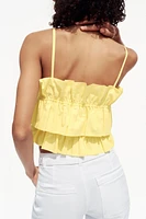 POPLIN CROP TOP