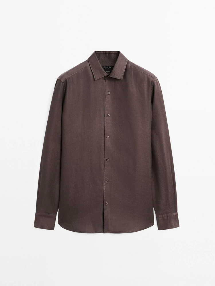 Lightweight regular fit twill shirt