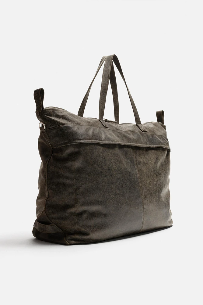 SAC CABAS EN CUIR