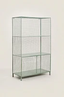 CHILDREN’S METAL SHELVING UNIT WITH DOORS