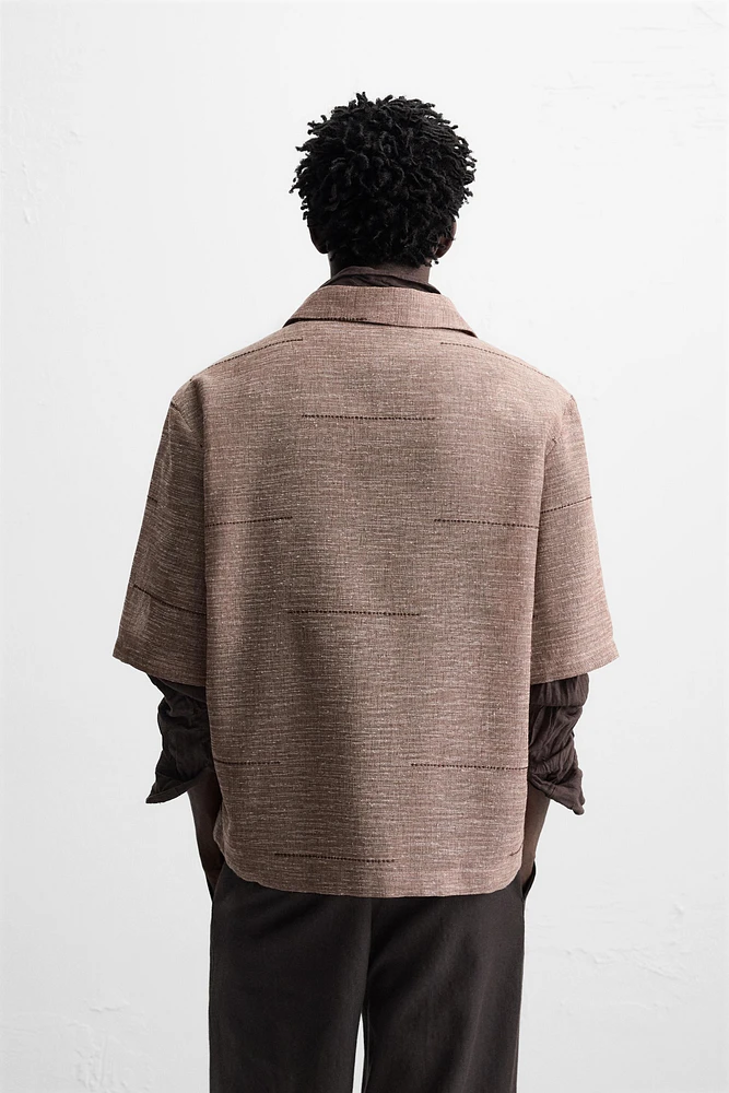 CHEMISE STRUCTURE BRODÉ