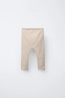 LOT DE DEUX LEGGINGS EN MAILLE POINTELLE MER