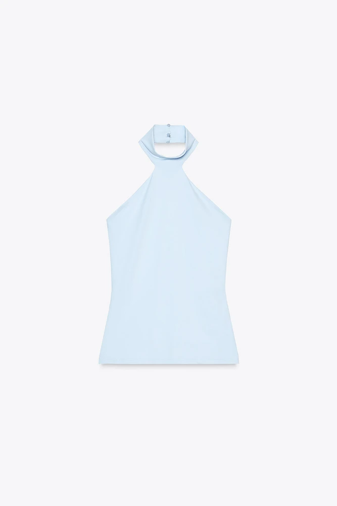 TOP HALTER POLYAMIDE