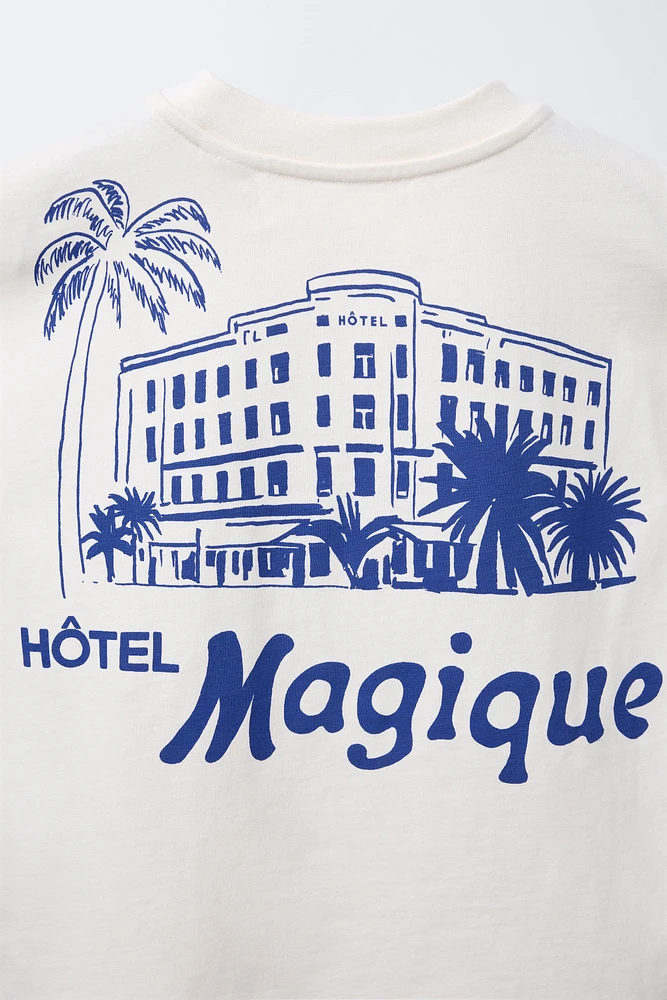 HÔTEL MAGIQUE © X ZARA PRINT T-SHIRT