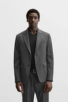 WOOL FLANNEL SUIT JACKET