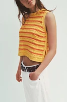 TOP EN MAILLE RAYURES