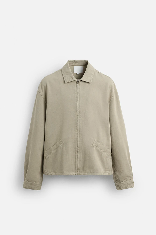 VESTE RELAXED FIT EN COTON