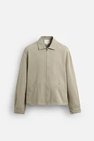VESTE RELAXED FIT EN COTON