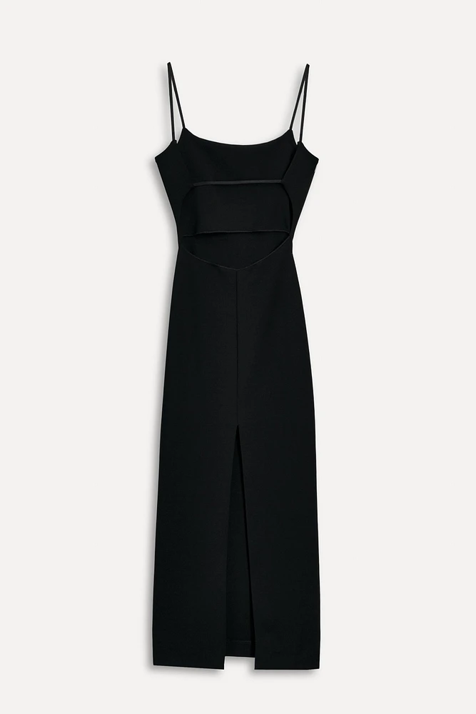 ROBE MI-LONGUE À BRETELLES 50E ANNIVERSAIRE