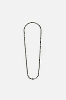 BEADED STONE NECKLACE