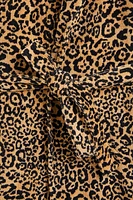 (400 GXM²) LEOPARD JACQUARD BATHROBE