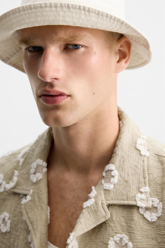 CHEMISE JACQUARD TEXTURÉ